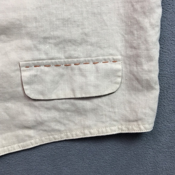 Island Inspiration Linen Vest Unisex Miami Style - Picture 4 of 10